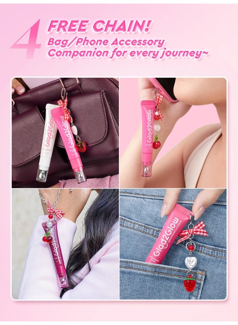 Glad2Glow Brightening Charm Lip Serum 03 Berry Soda 7g (Set of 2) - Image 2